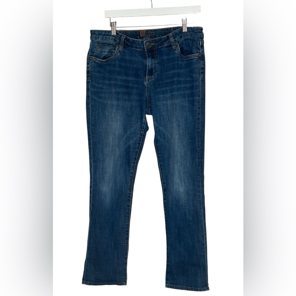 Kut From The Kloth Classic Women's Boyfriend Straight Jeans Sz 12 EUC Denim